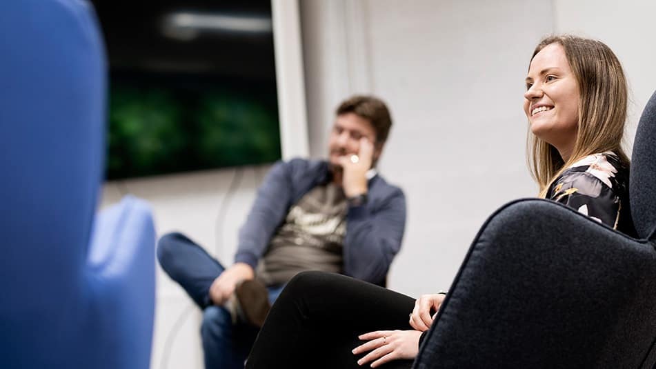 Oben: Ville Nore (im Hintergrund) und Etti Seppä