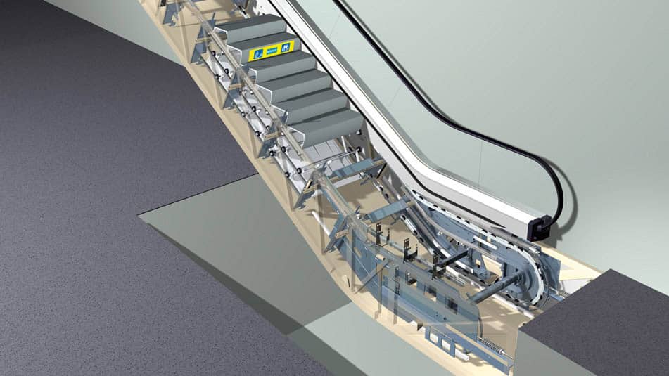 Kone Roltrappen Komponenten tauschen Rolltreppe und Rollsteig - KONE Österreich